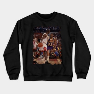 Michael Jordan vs Magic Johnson Vintage #3 Crewneck Sweatshirt